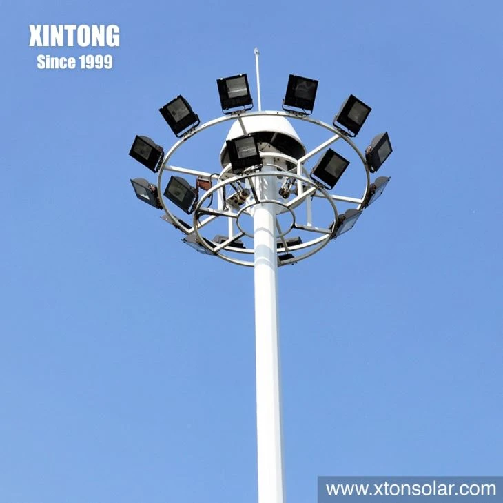 41mm High Mast Lighting Galvanized Octangonal Pole For Sale